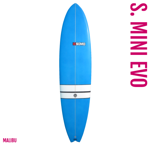Malibu S. Mini EVo, Somo Surfboards, Surf, Tahiti