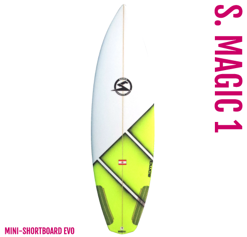 Mini Shortboard Evo S. MAGIC 1, Somo Surfboards, Surf, Tahiti