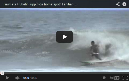 Taumata Puhetini rippin da home spot! , Somo Surfboards